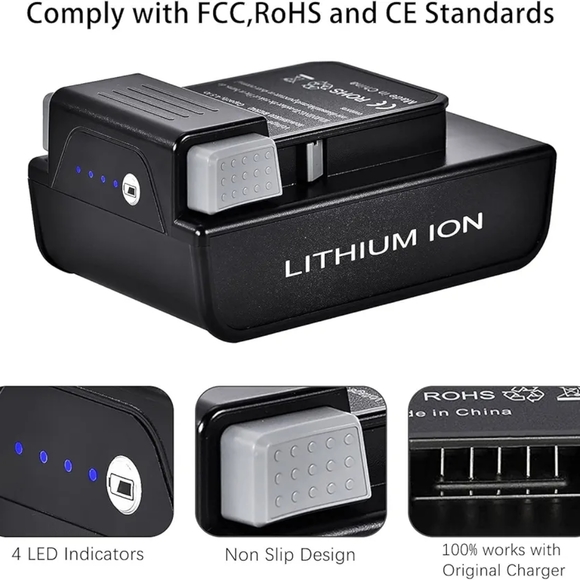 4500mAh Hoover ONEPWR Replacement Battery BH25040 15030 - Picture 3 of 3